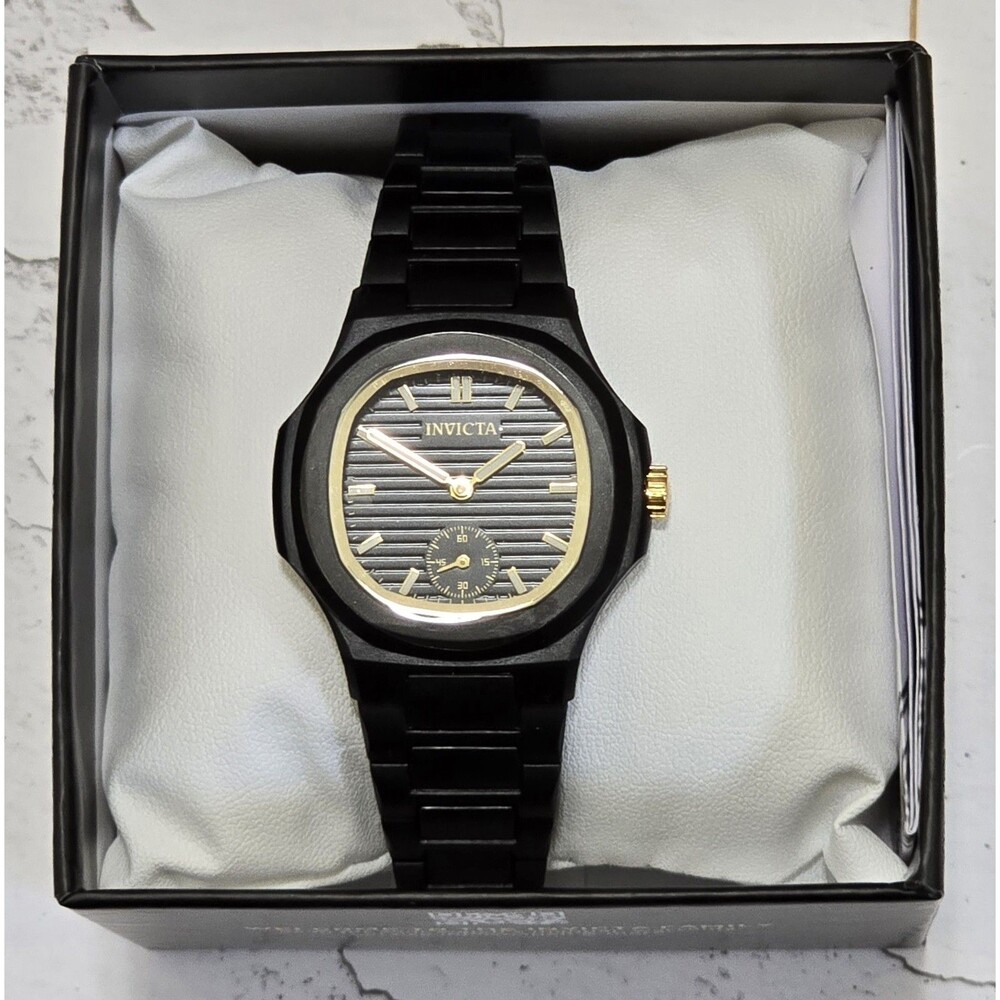 Invicta Celestial Lady's Watch 34.8mm  Black Gold Tone 70399 Brand New